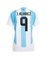 Ženske Nogometnih dresov Argentina Julian Alvarez #9 Domači Copa America 2024 Kratki rokavi